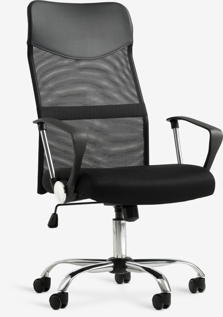 BILLUM Kontorsstol BILLUM svart mesh
