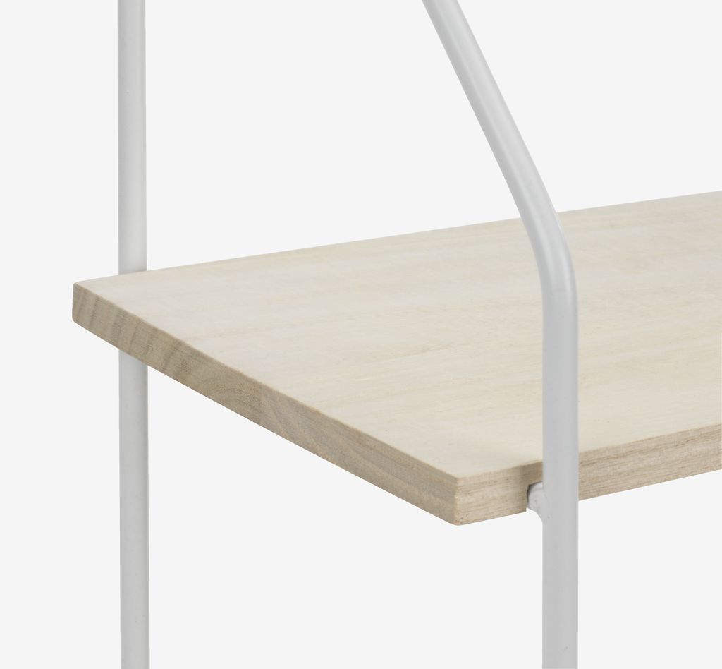 HEJLSMINDE Vägghylla HEJLSMINDE 3 hyllor vit/natur