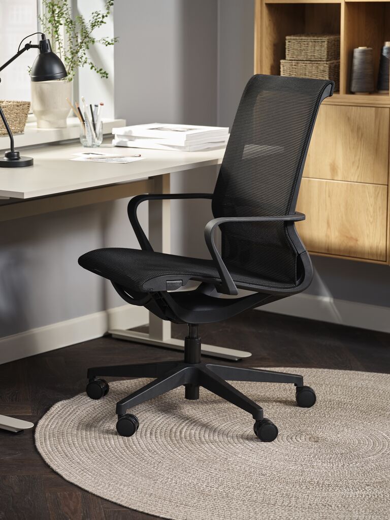 FOLBY Kontorsstol FOLBY svart mesh/svart