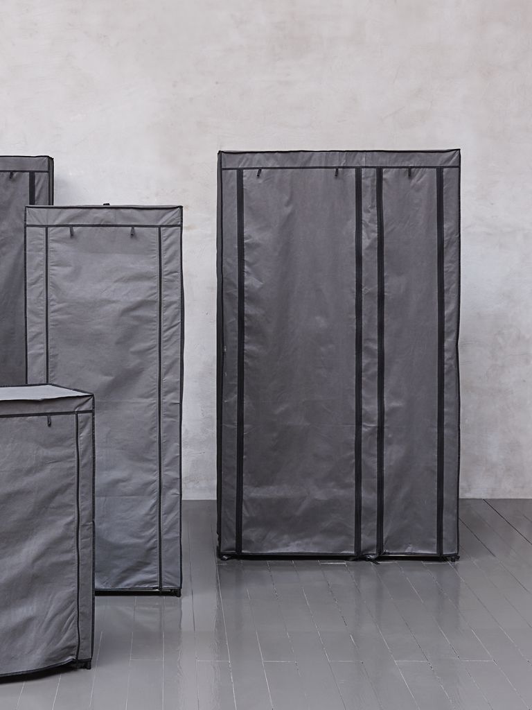 DAMHUS Garderob DAMHUS 149x174 mörkgrå