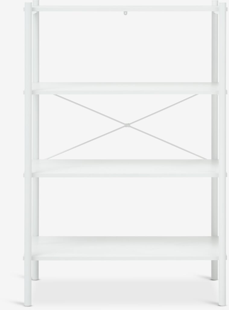 LINDVED Hyllenhet LINDVED 4 hyllor vit