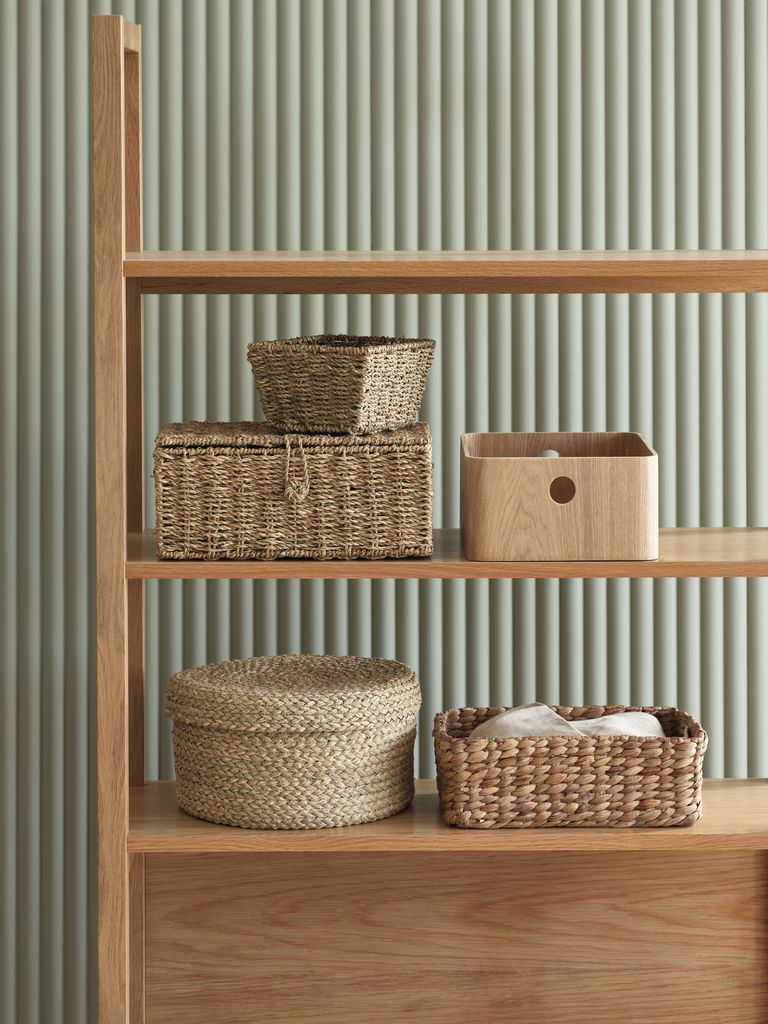 FRITLEV Box FRITLEV Ø29xH15cm m/lock natur