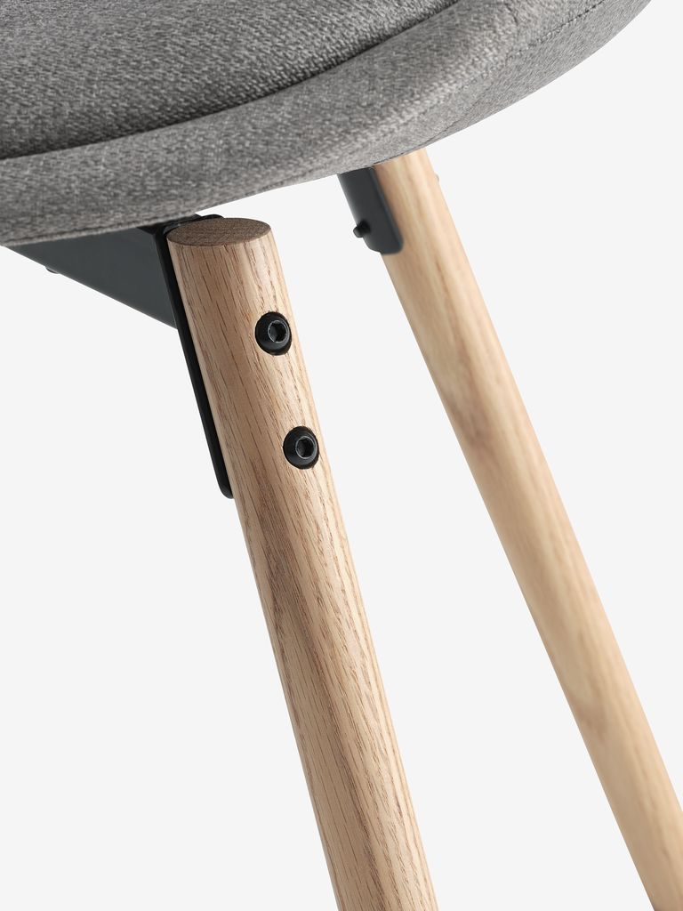 KASTRUP Matstol KASTRUP sand tyg/natur ek