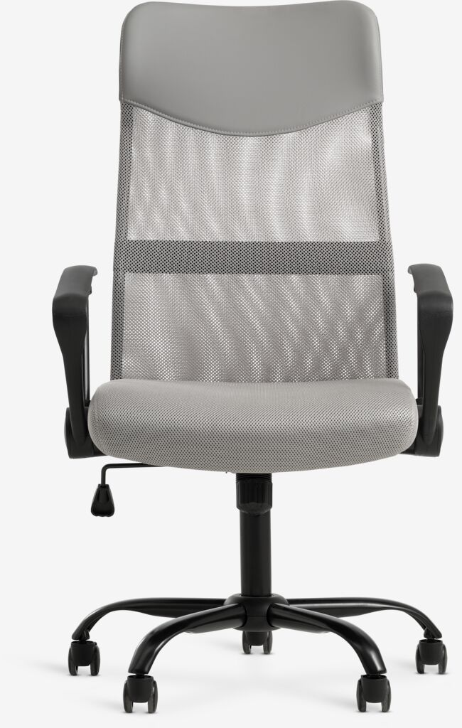 BILLUM Kontorsstol BILLUM grå mesh/svart