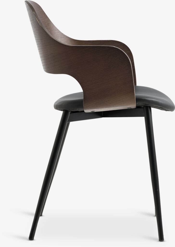 HVIDOVRE Matstol HVIDOVRE mörk ek/svart