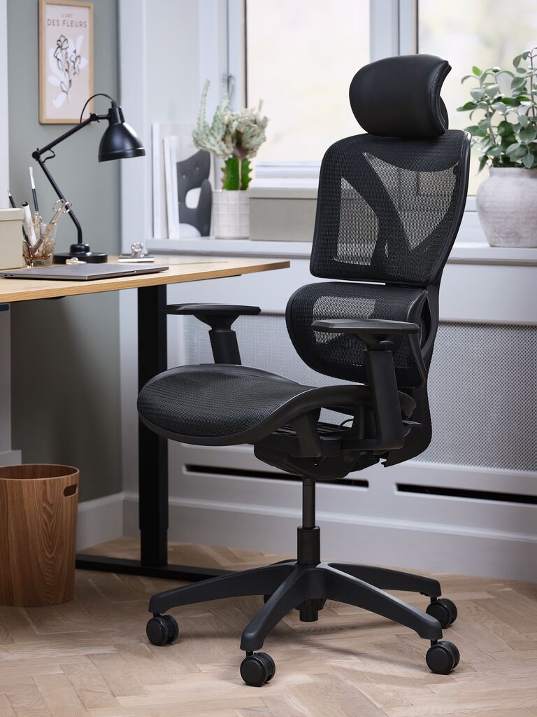 VARPELEV Kontorsstol VARPELEV svart mesh/svart