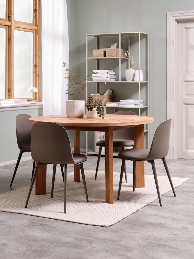 HARESKOV Matbord HARESKOV Ø129 natur ek