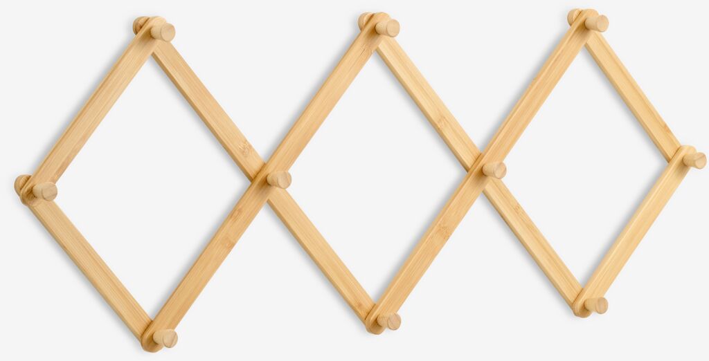 VANDSTED Klädhängare VANDSTED 10 okar bambu