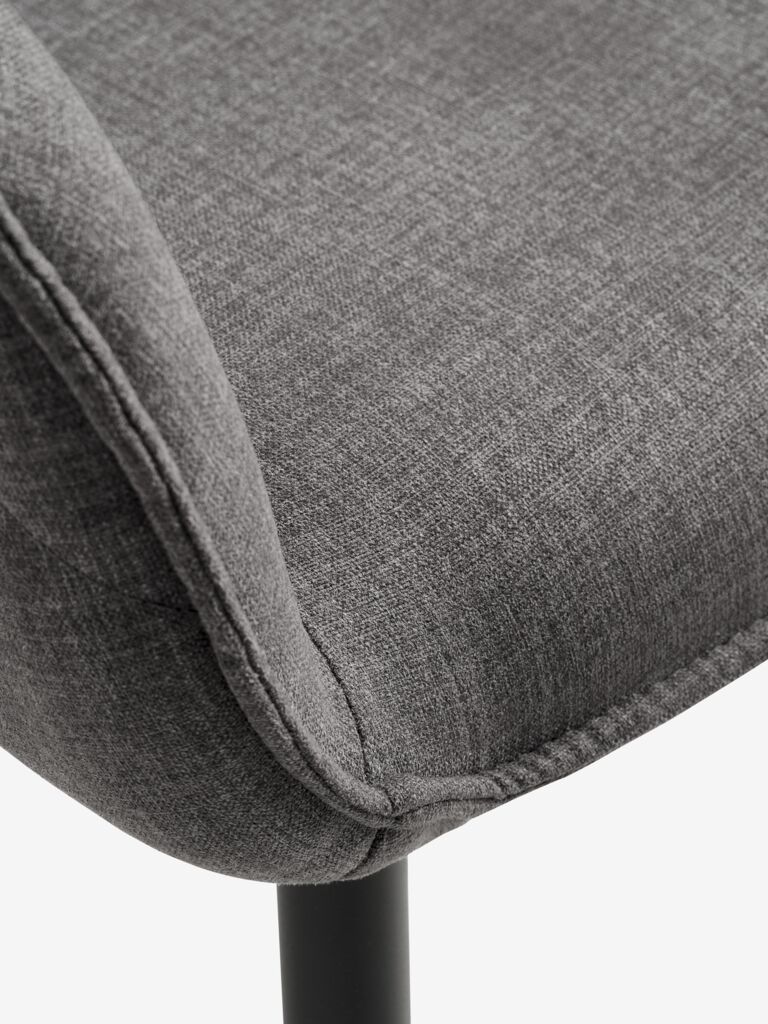 SABRO Matstol SABRO grått tyg/svart