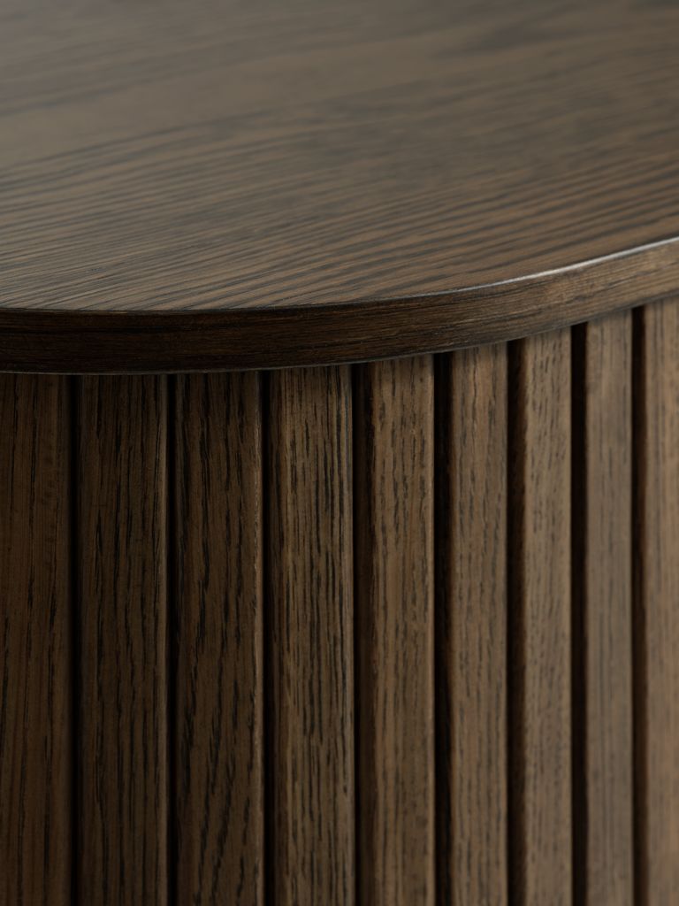 LYNGVIG Skåp LYNGVIG 90 cm 2 jalusidörrar mörk ek