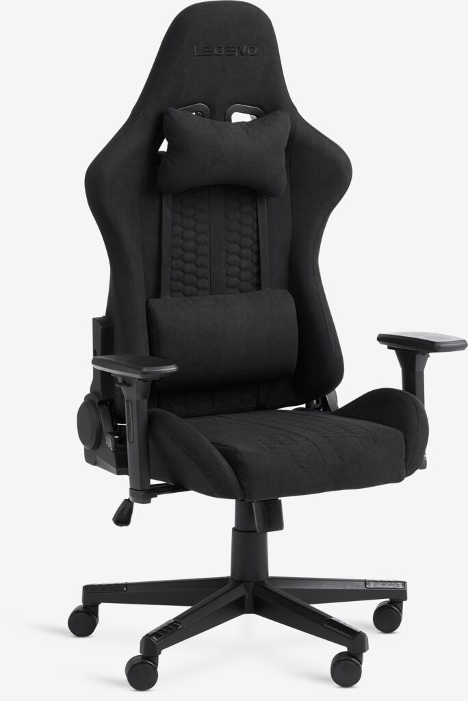 NIBE Gamingstol NIBE svart tyg/svart