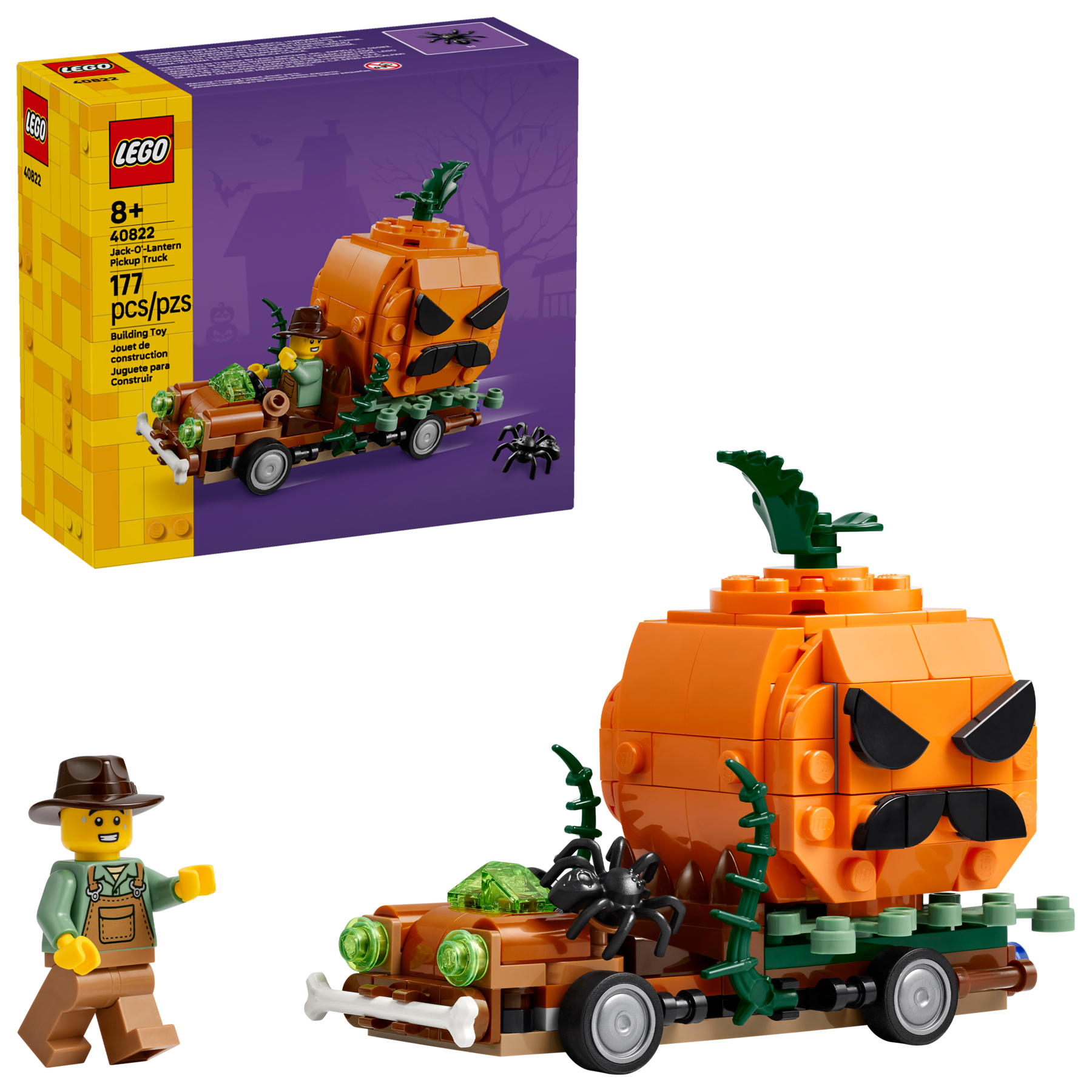 Jack-O'-Lantern Pickup Truck
