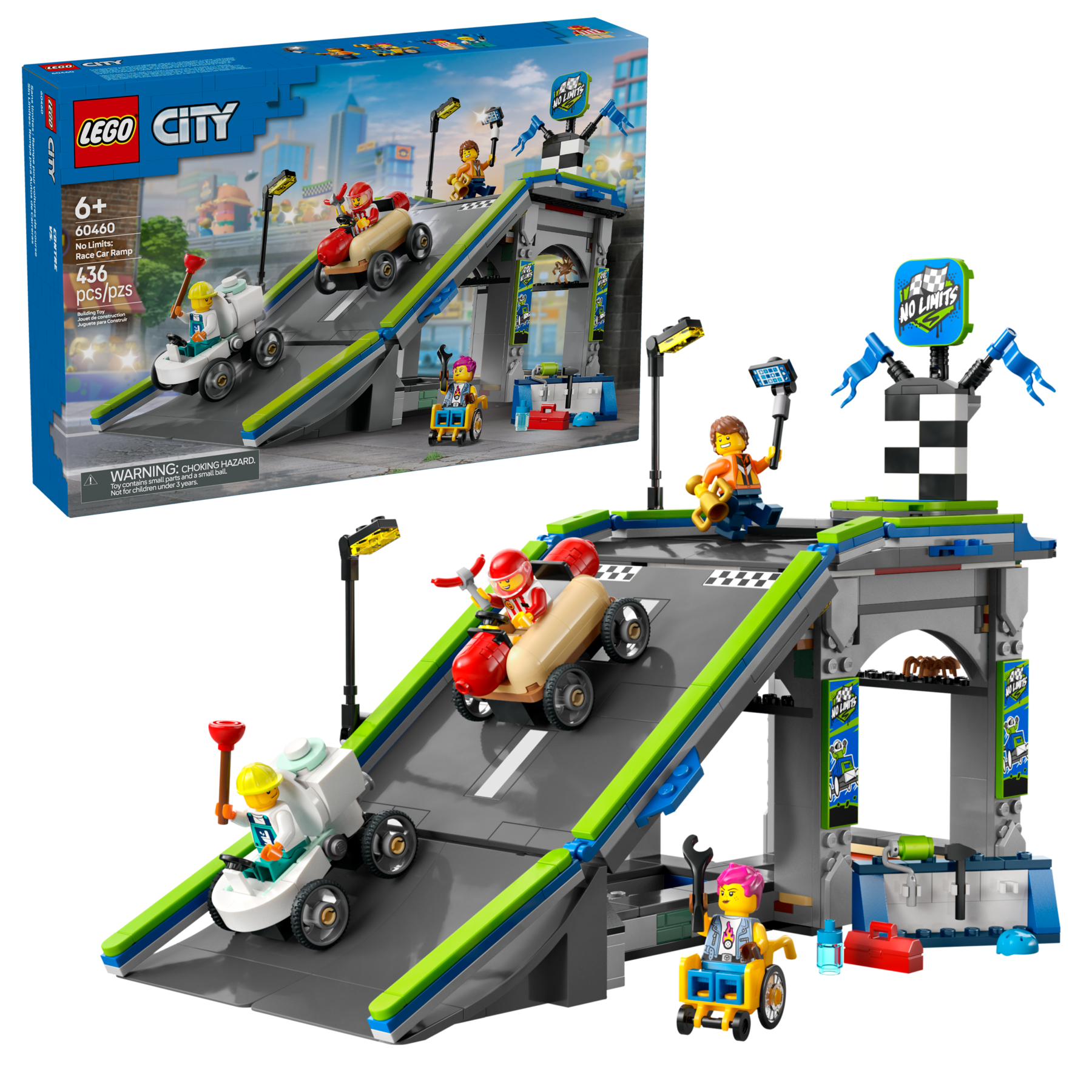 No Limits: Race Car Ramp Track