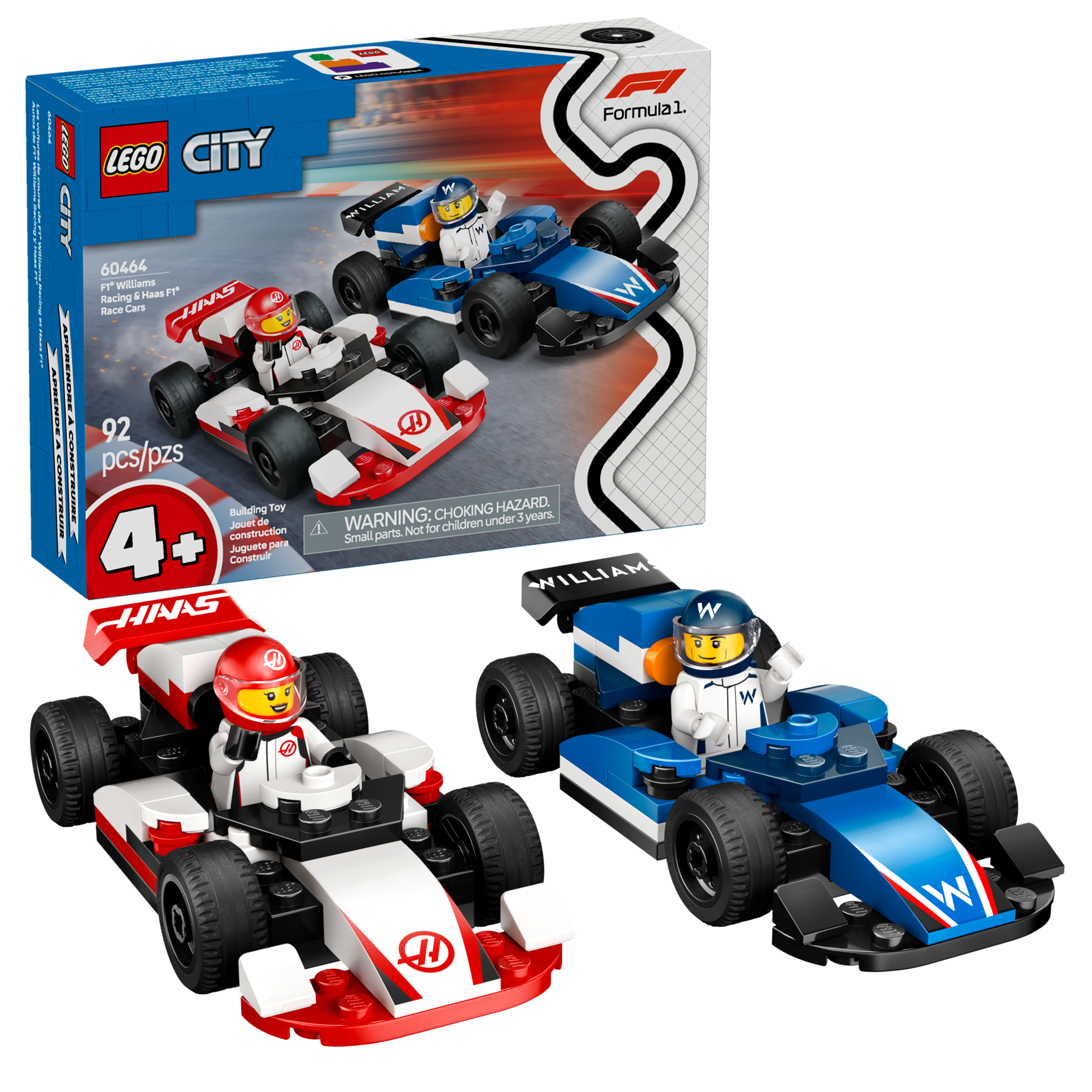 F1® Williams Racing & Haas F1® Race Cars