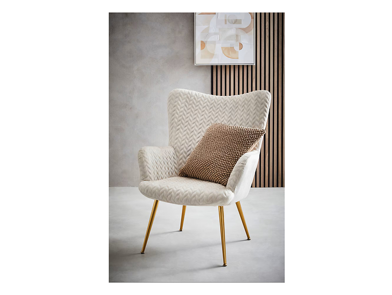 Fotel kubełkowy Thea beżowy