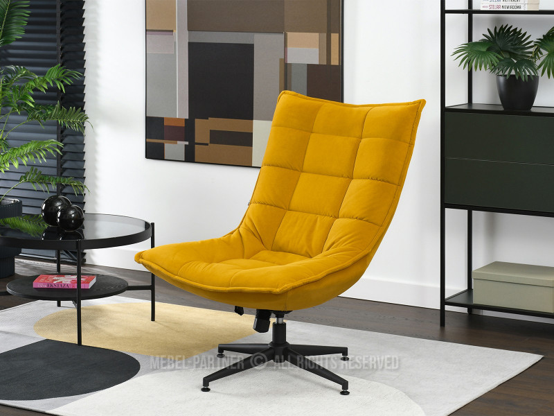 Turkusowy Welurowy Fotel Obrotowy Do Salonu