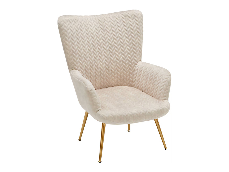 Fotel kubełkowy Thea beżowy