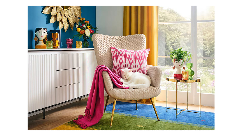 Fotel kubełkowy Thea beżowy