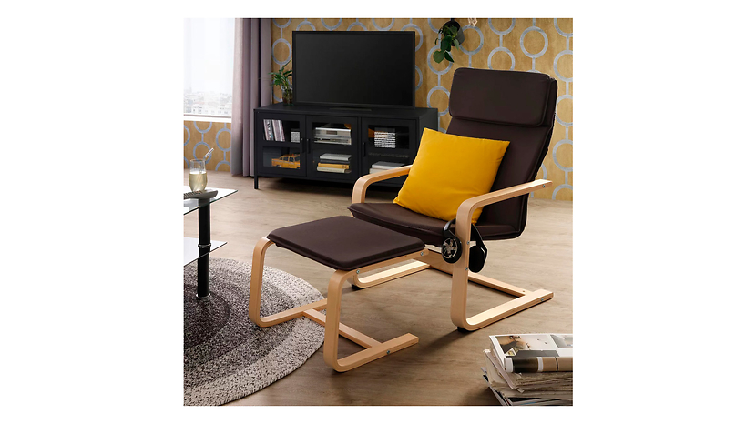 Fotel Manu na giętym stelażu szary