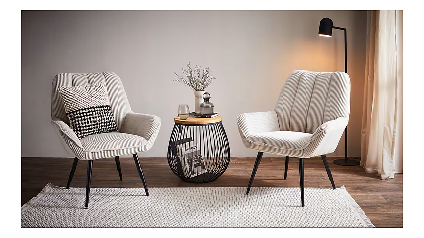 Fotel kubełkowy Simon beżowy