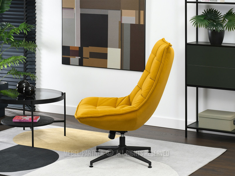 Turkusowy Welurowy Fotel Obrotowy Do Salonu