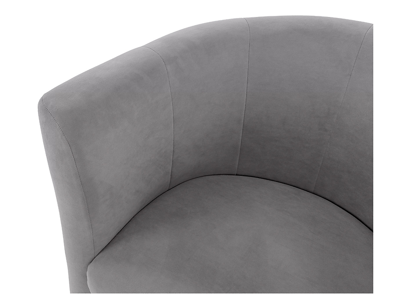 Fotel Orion welurowy granatowy