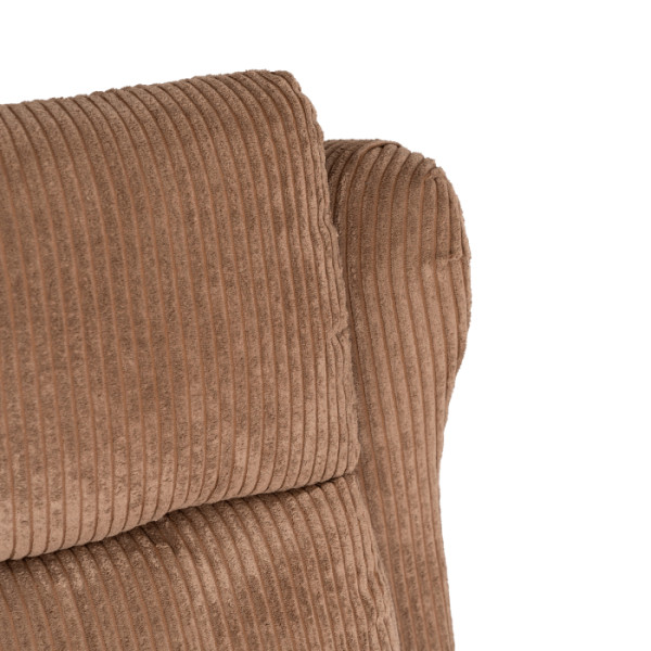 Fotel Rozkładany Wypoczynkowy Uszak Do Salonu Do Spania Szary SPENCER