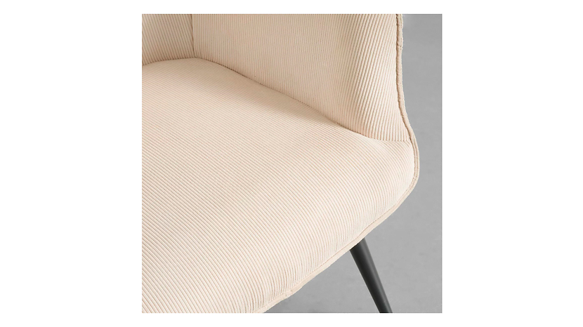 Fotel uszak Gunvor z przeszyciami  szary