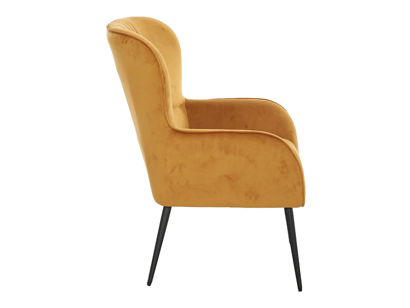 Fotel uszak Samon granatowy