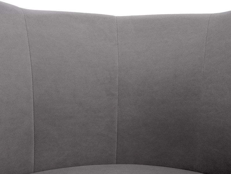 Fotel Orion welurowy granatowy