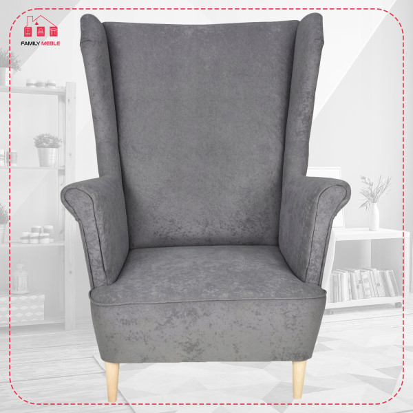 Fotel uszak z podnóżkiem MAX Family Meble