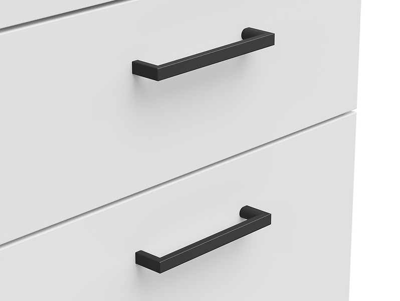 Komoda MultiDo 45 cm z drzwiami i 2 szufladami grafitowa