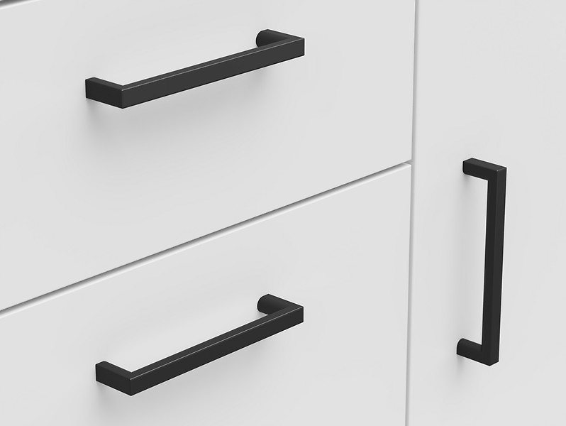 Komoda MultiDo 80 cm z 2 drzwiami i szufladami grafitowa