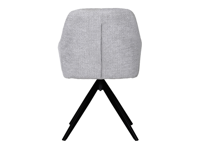 Krzesło tapicerowane Chort obrotowe szare