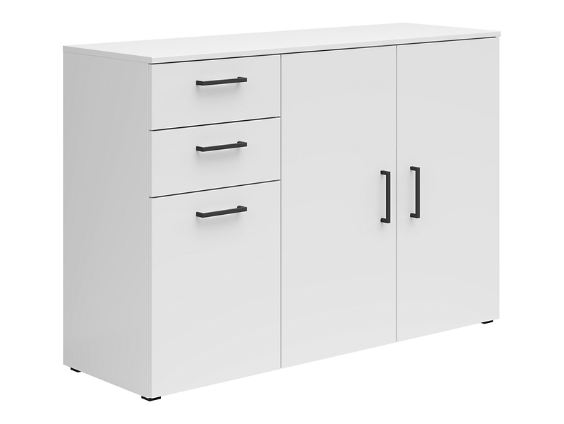 Komoda MultiDo 120 cm z 3 drzwiami i 2 szufladami grafitowa