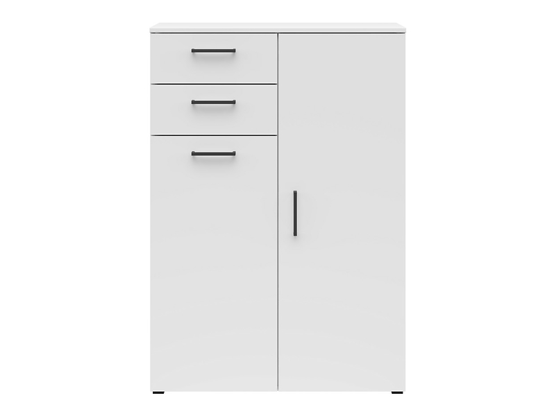 Komoda MultiDo 80 cm z 2 drzwiami i 2 szufladami grafitowa