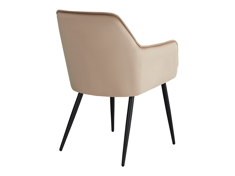 Krzesło tapicerowane Czacza welurowe zielone