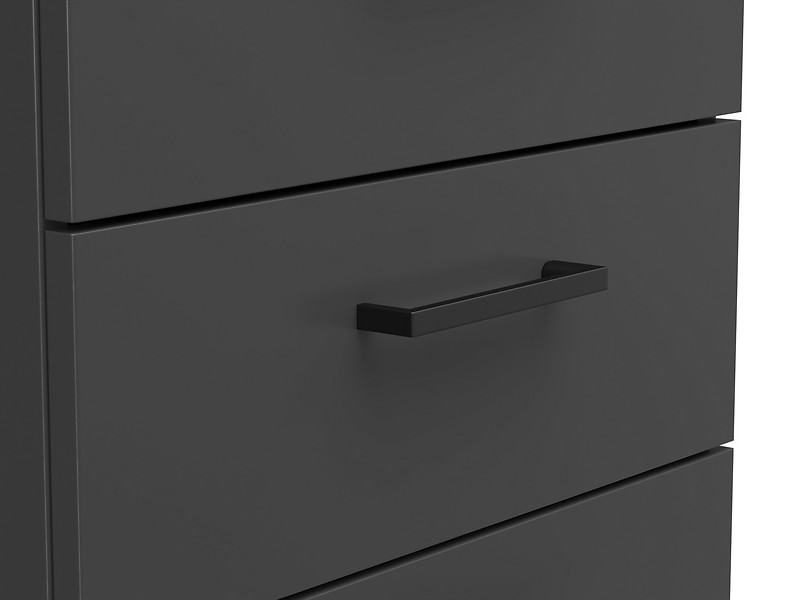 Komoda MultiDo 45 cm z 7 szufladami grafitowa