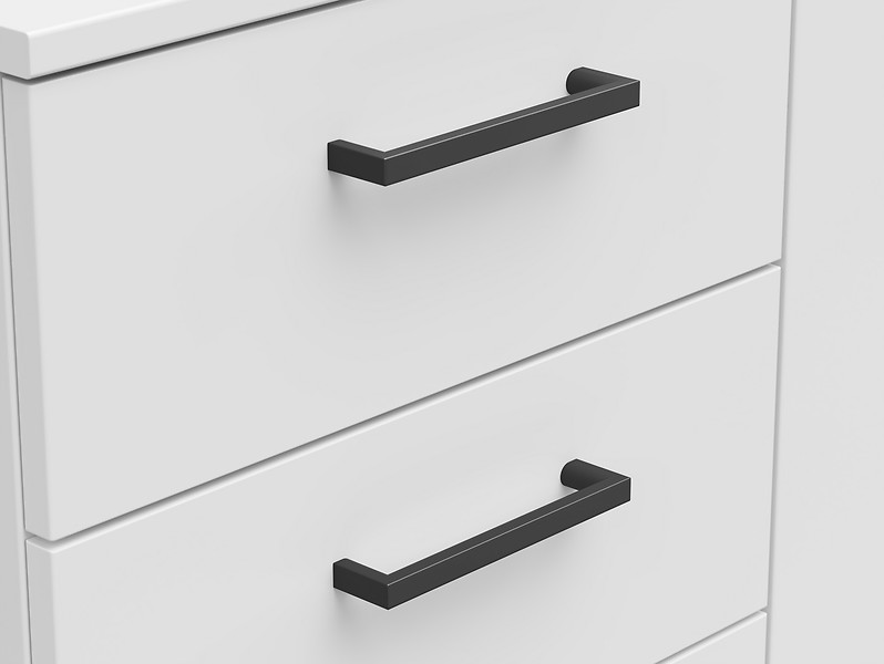 Komoda MultiDo 120 cm z 3 drzwiami i 2 szufladami grafitowa