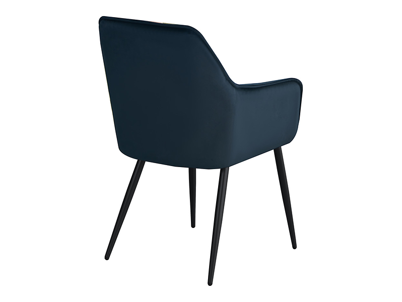 Krzesło tapicerowane Czacza welurowe zielone