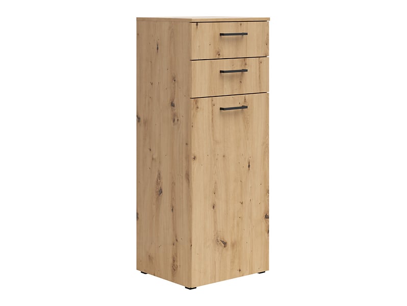 Komoda MultiDo 45 cm z drzwiami i 2 szufladami grafitowa