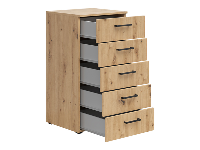 Komoda MultiDo 45 cm z 5 szufladami grafitowa