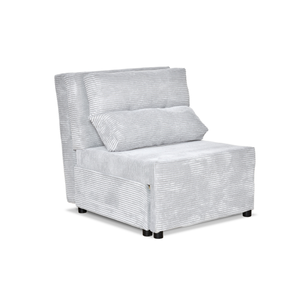 Fotel rozkładany funkcja spania KIMO pojemnik pościel Family Meble czarny