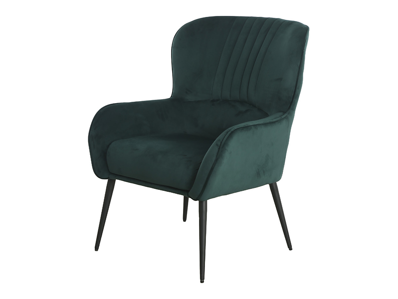 Fotel uszak Samon granatowy