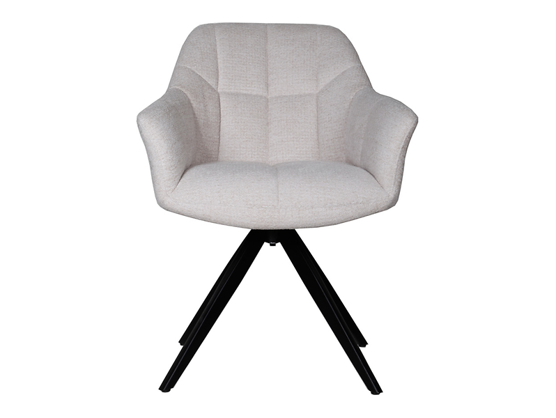 Krzesło tapicerowane Chort obrotowe szare