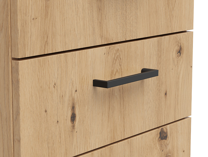 Komoda MultiDo 45 cm z 7 szufladami grafitowa