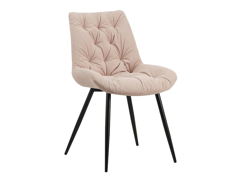 Krzesło tapicerowane Claudio sztruksowe ecru