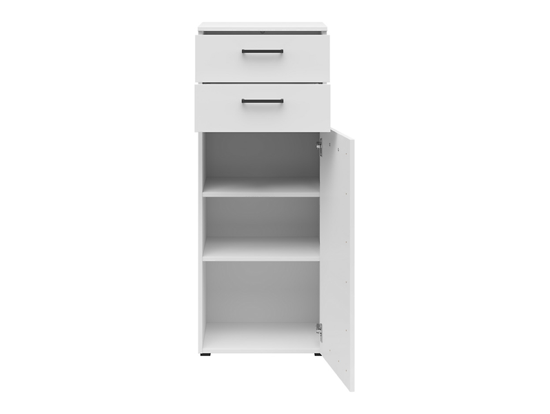 Komoda MultiDo 45 cm z drzwiami i 2 szufladami grafitowa