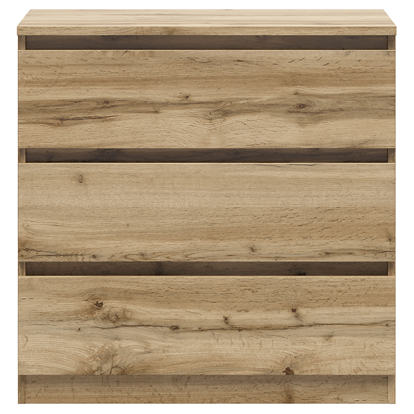 Komoda Tetrix 75 cm z 3 szufladami dąb wotan