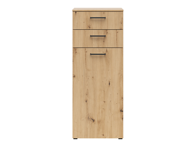 Komoda MultiDo 45 cm z drzwiami i 2 szufladami grafitowa